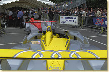 The Infineon Audi R8 at the scrutineering