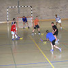 During the afternoons at the fitness camp in St. Moritz another hour was spent in the gym playing hockey (photo), volleyball or basketball