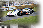 Andy Wallace am Steuer des R8C, eingesetzt von Audi Sport UK