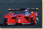 #2 the O'Connell/Katoh Panoz LMP-1 slided off the track with Katoh on the wheel