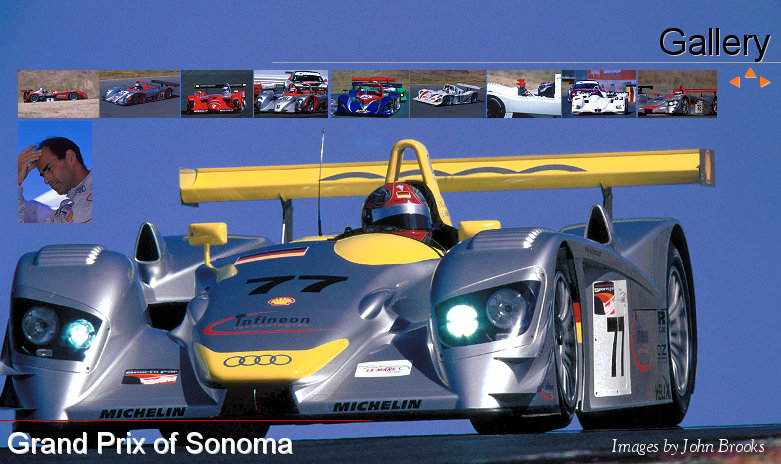 #77 Rinaldo Capello's Audi R8 on the way to victory