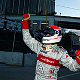 Emanuele Pirro celebrates his Miami victory