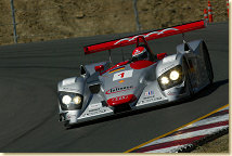 Emanuele Pirro in the Audi R8 #1