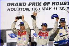 Dindo Capello und Allan McNish on the podium
