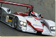 Emanuele Pirro in the Infineon Audi R8 (2002 version)