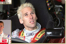 Audi works driver Michael Krumm
