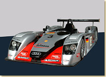 The Infineon Audi R8 of Krumm/Peter/Werner