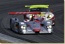 Emanuele Pirro in the Infineon Audi R8 #2