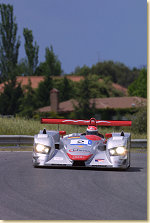Emanuele Pirro in the Infineon Audi R8 #2