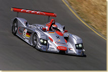 Emanuele Pirro in the Infineon Audi R8 #2