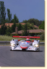 Emanuele Pirro in the Infineon Audi R8 #2