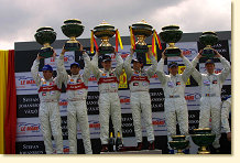 The podium at Jarama