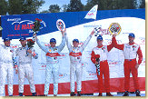 McNish & Capello inherited the victory, Frank Biela crossed the start finish line in 4th position