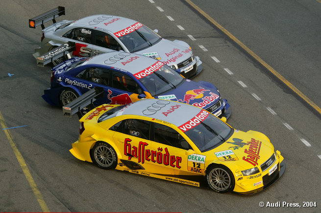 The Audi A4 DTM cars