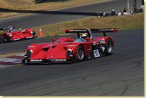 The Panoz team has returned to using the 2000 LMP01 cars for Sears Point - David Brabham leads Franck Lagorce