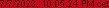 7/7/2023, 10:05:27 PM cet