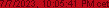 7/7/2023, 10:05:43 PM cet