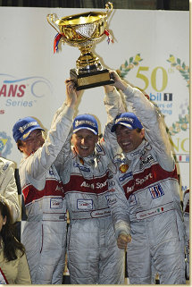 Christian Pescatori, Johnny Herbert and Rinaldo Capello