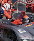 During his pit stop Emanuele Pirro lost his 12 second lead, team orders placed the #78 Audi in second position